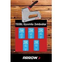 Arrow T55Bl 614Mm Profesyonel Mekanik Zımba Tabancası + 1250 Adet Zımba