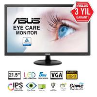 ASUS 21.5 VP228DE LED 5Ms 60Hz D-Sub Led Monitör Siyah