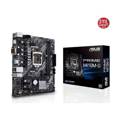 ASUS INTEL PRIME H410M-D DDR4 2933 VGA HDMI M.2 1200P USB 3.1 (10. Nesil)