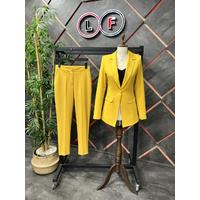 Atlas Blazer Jacket Mustard Yellow