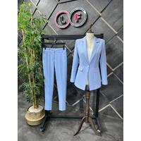 Atlas Blazer Jacket Baby Blue