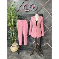 Atlas Blazer Jacket Dusty Rose