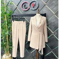 Tie-Up Suit Beige