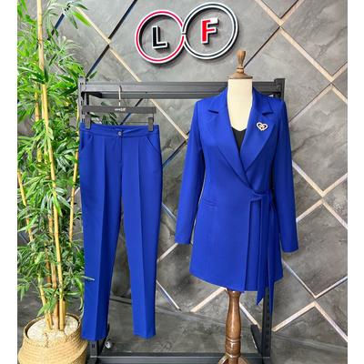 Tie-Up Suit Navy Blue