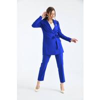 Tie-Up Suit Saks Blue