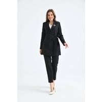 Tie-Up Suit Black