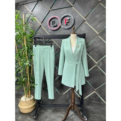 Tie-Up Suit Mint Green