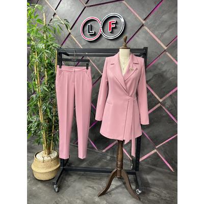 Tie-Up Suit Dusty Rose