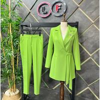 Tie-Up Blazer Jacket Pistachio Green