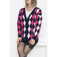 Baklava Pattern Cardigan Laciekru - 9246.291.