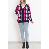 Baklava Pattern Cardigan Lacipembe - 9246.291.