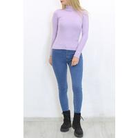 Balıkçı Yaka Body Lila - 8338.1567.