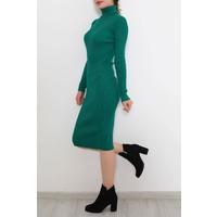 Turtleneck Dress Green - 10067.1612.