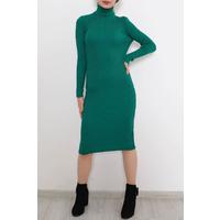 Turtleneck Dress Green - 10067.1612.