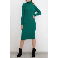 Turtleneck Dress Green - 10067.1612.