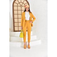 Balmain Suit Mustard Yellow