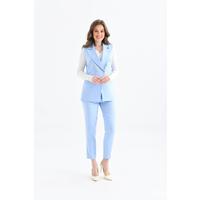 Balmain Vest Suit Baby Blue