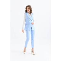 Balmain Vest Suit Baby Blue