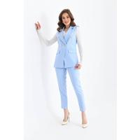 Balmain Vest Suit Baby Blue