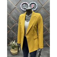 Balmin Blazer Jacket Mustard Yellow