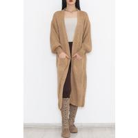 Balloon Sleeve Cardigan Biscuit - 10620.1323.