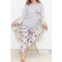 Baskılı Pijama Takımı Gripembe - 12056.1751.