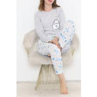 Baskılı Pijama Takımı Grimavi - 12056.1751.