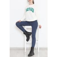 Baskılı Sweat Ekru - 12393.102.