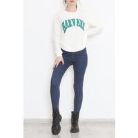 Baskılı Sweat Ekru - 12393.102.