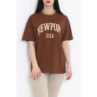 Printed T-Shirt Brown - 1195.275.