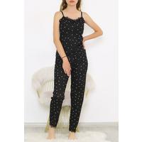 Printed Pajama Set Black and White - 9226.1287.