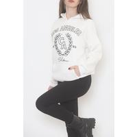 Baskılı Sweat Ekru - 15513.1554.