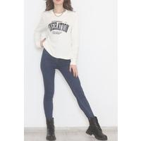 Baskılı Sweat Ekru - 15503.102.