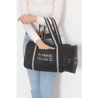 Printed Sports Bag Black - 15026.1624.