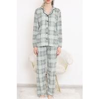 Printed Button Polyviscon Suit Mint - 727.1287.