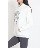 Printed Sweat Ecru - 15586.1554.