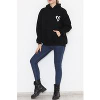 Printed 3 Thread Sweat Black - 926.1247.