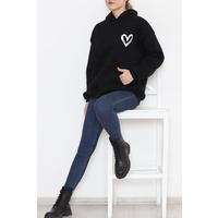 Printed 3 Thread Sweat Black - 926.1247.