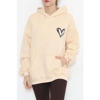 Printed 3 Thread Sweat Beige - 926.1247.