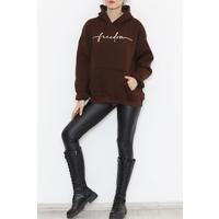 Printed Sweat Brown - 923.1247.