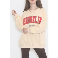 Printed 3 Thread Sweat Beige - 928.1247.