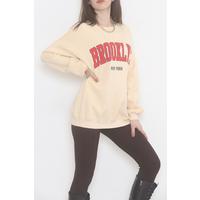 Printed 3 Thread Sweat Beige - 928.1247.