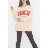 Printed 3 Thread Sweat Beige - 928.1247.