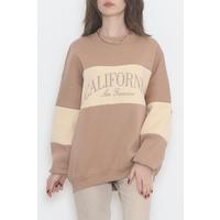 Printed Double Color Sweat Milky Brown - 1246.105.