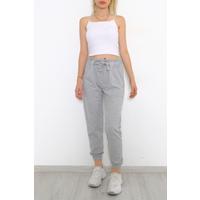 Drawstring Waist Sweatpants Gray - 330106.1608.