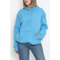 Beli İpli Sweat Açıkmavi - 9300.1247.