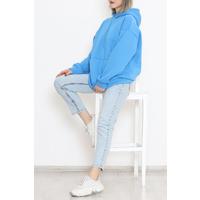 Beli İpli Sweat Mavi - 9300.1247.