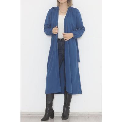 Belted Waist Kimono Blue - 10013.1778.