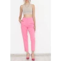 Beli Pensli Duble Pantolon Pembe - 20674.683.