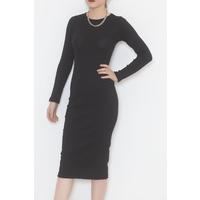 Crew Neck Dress Black - 472932.1567.